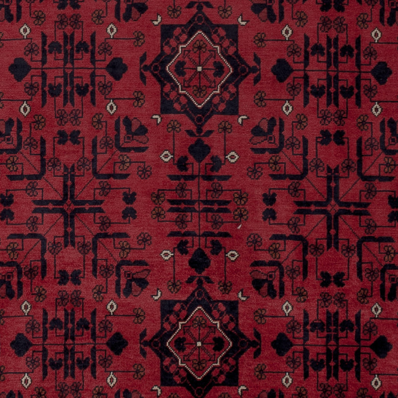 Afghan Teppich - Royal - 193 x 149 cm - rot
