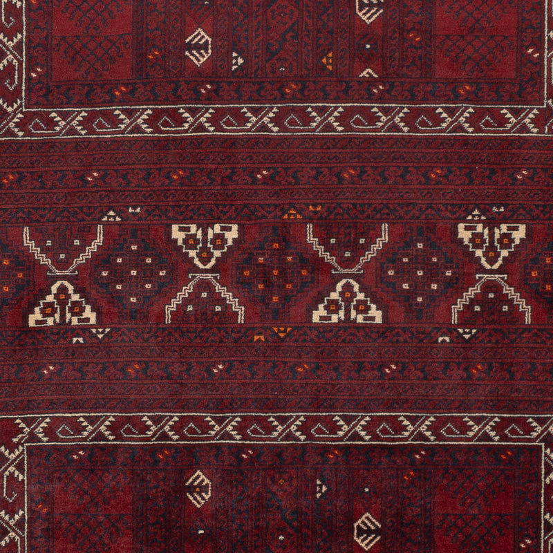 Afghan Teppich - 249 x 160 cm - rot
