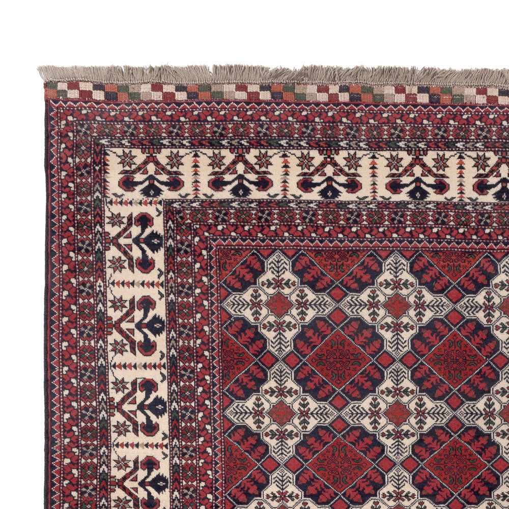 Afghan Teppich - Kunduz - 289 x 200 cm - rot