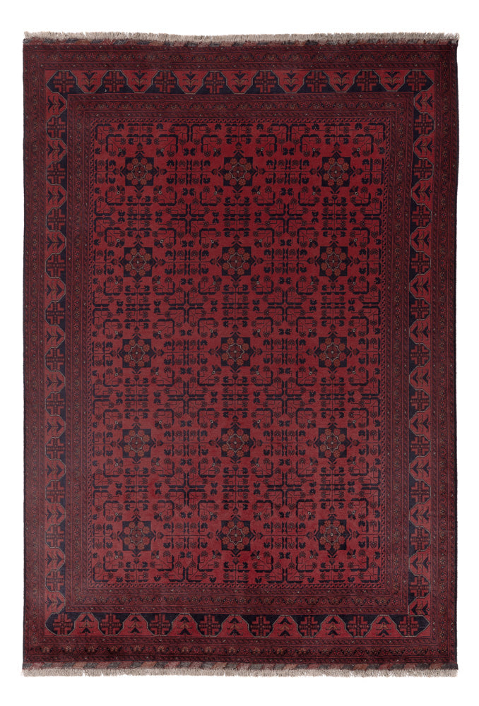 Afghan Teppich - Kunduz - 296 x 204 cm - rot