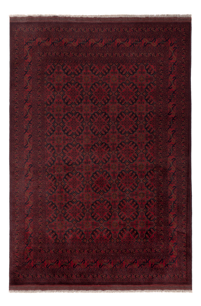 Afghan Teppich - Kunduz - 295 x 202 cm - rot