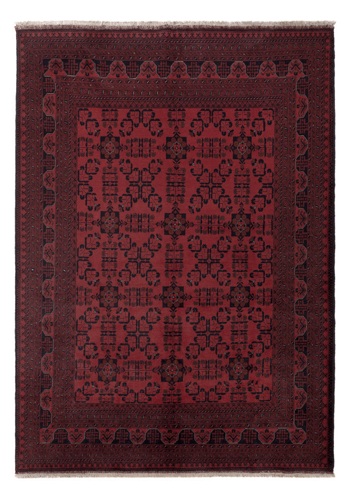 Afghan Teppich - Kunduz - 292 x 205 cm - rot