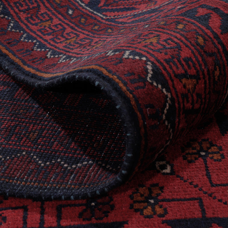 Afghan Teppich - Kunduz - 291 x 205 cm - rot