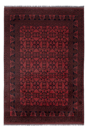 Afghan Teppich - Kunduz - 292 x 196 cm - rot