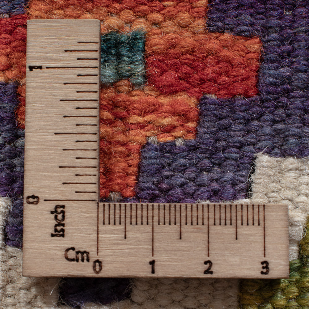 Läufer Kelim - Splash - 194 x 59 cm - mehrfarbig