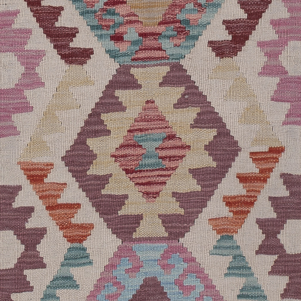 Läufer Kelim - Splash - 190 x 70 cm - mehrfarbig