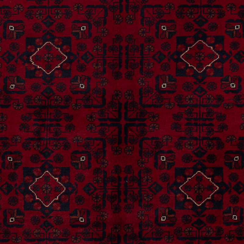 Afghan Teppich - Kunduz - 233 x 170 cm - dunkelrot