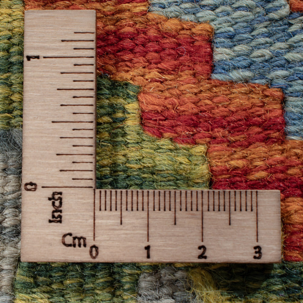 Läufer Kelim - Splash - 204 x 80 cm - mehrfarbig