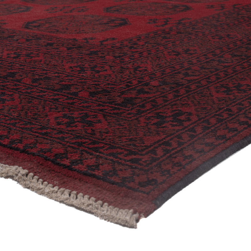 Afghan Teppich - Filpa - 346 x 255 cm - dunkelrot