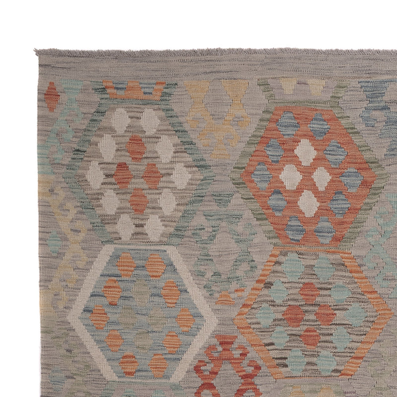 Kelim Teppich - Splash - 286 x 203 cm - mehrfarbig