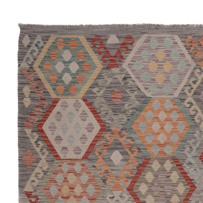 Kelim Teppich - Splash - 294 x 209 cm - mehrfarbig