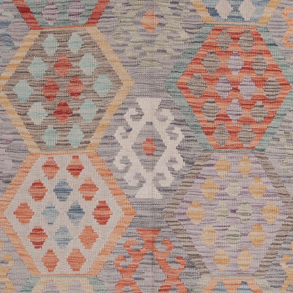 Kelim Teppich - Splash - 299 x 211 cm - mehrfarbig