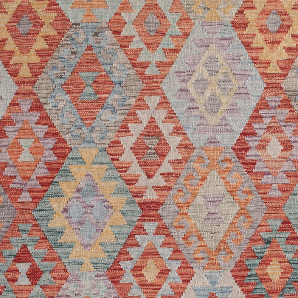 Kelim Teppich - Splash - 307 x 253 cm - mehrfarbig