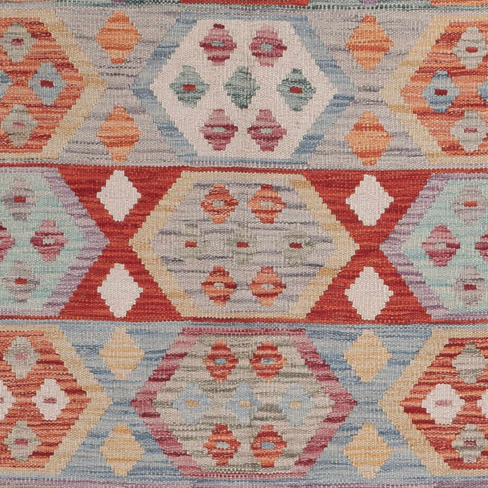 Kelim Teppich - Splash - 230 x 176 cm - mehrfarbig