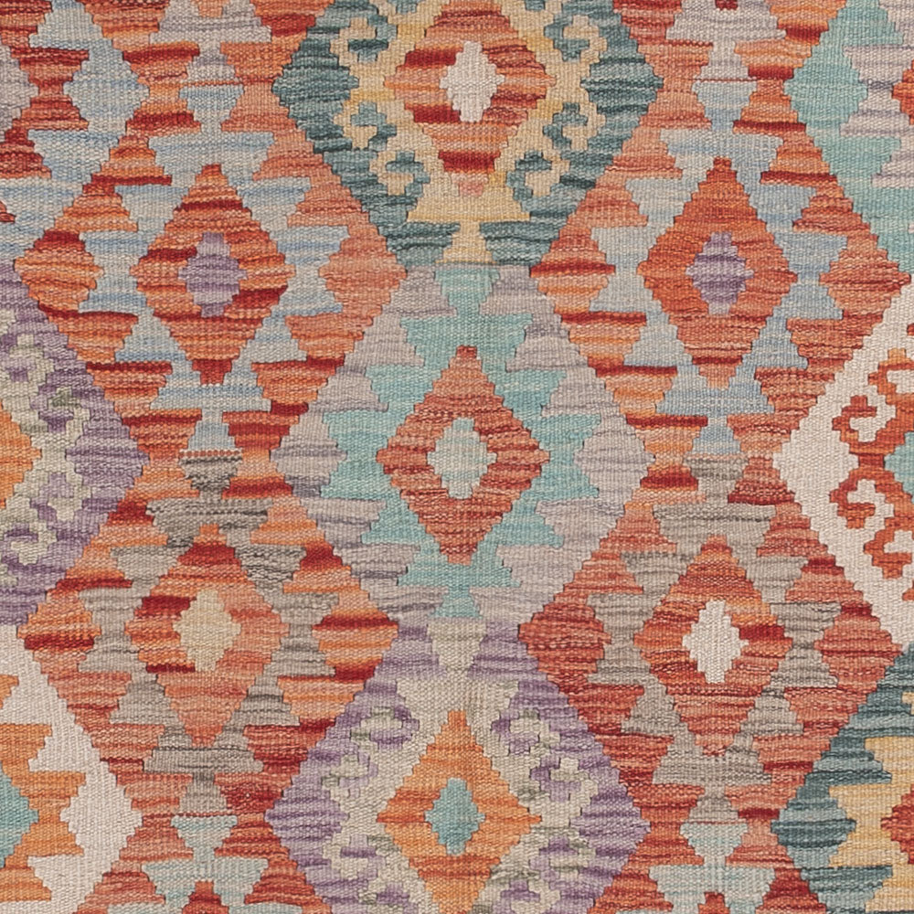 Kelim Teppich - Splash - 232 x 181 cm - mehrfarbig