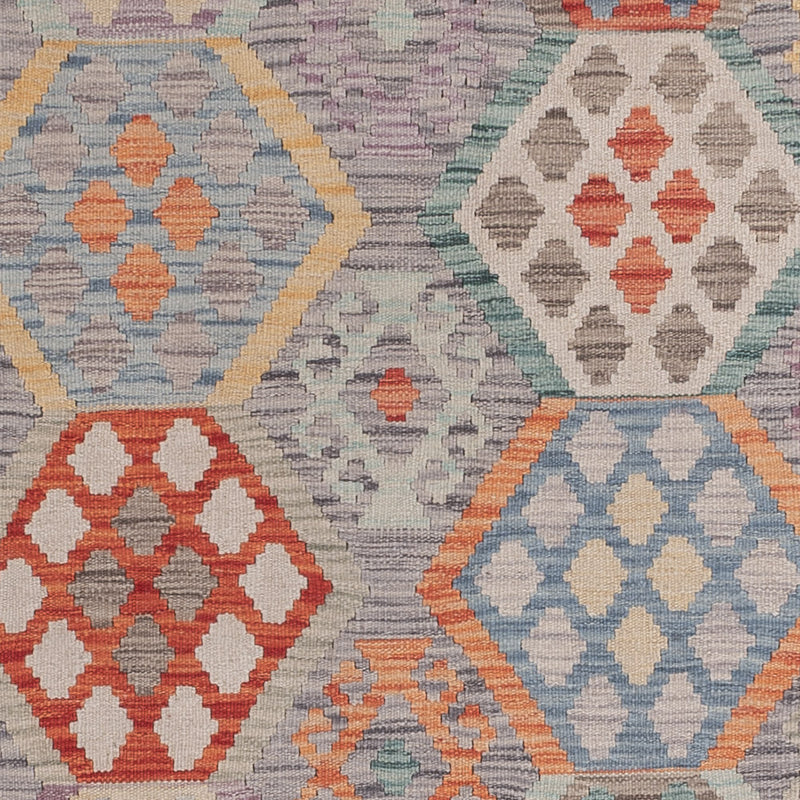 Kelim Teppich - Splash - 238 x 176 cm - mehrfarbig
