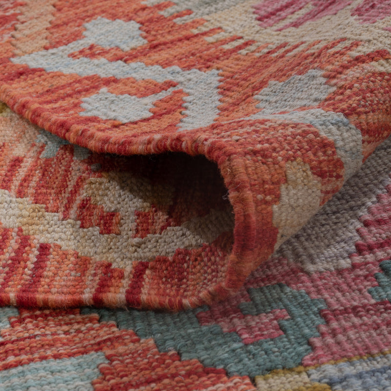 Kelim Teppich - Splash - 196 x 147 cm - mehrfarbig