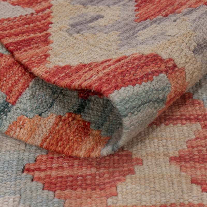 Kelim Teppich - Splash - 203 x 155 cm - mehrfarbig