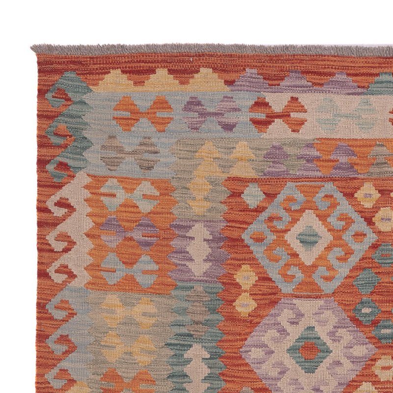 Kelim Teppich - Splash - 195 x 149 cm - mehrfarbig