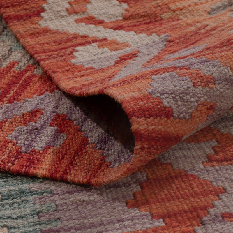 Kelim Teppich - Splash - 198 x 152 cm - mehrfarbig