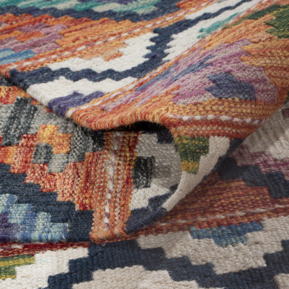 Kelim Teppich - Splash - 296 x 211 cm - mehrfarbig
