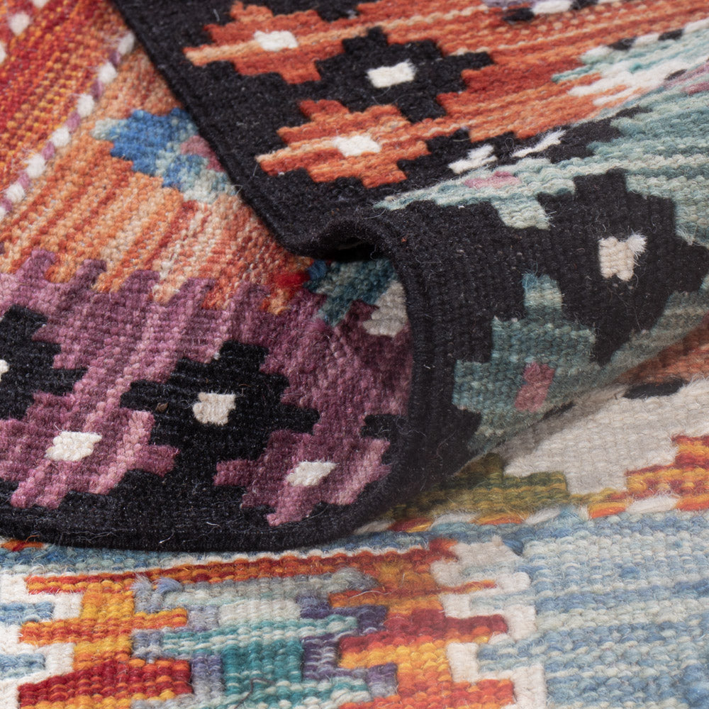 Kelim Teppich - Splash - 298 x 204 cm - mehrfarbig