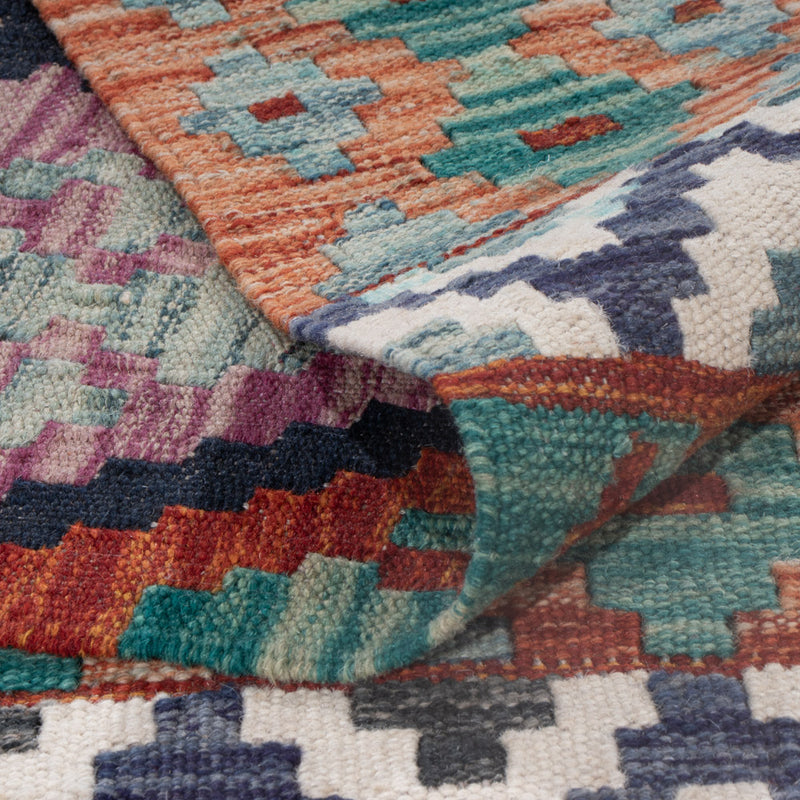 Kelim Teppich - Splash - 241 x 185 cm - mehrfarbig