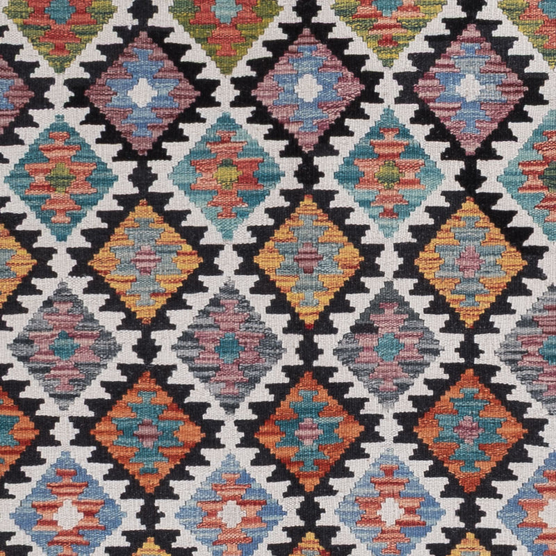 Kelim Teppich - Splash - 241 x 185 cm - mehrfarbig