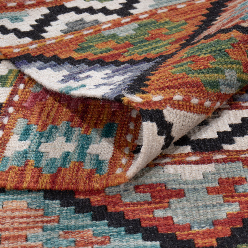 Kelim Teppich - Splash - 293 x 207 cm - mehrfarbig