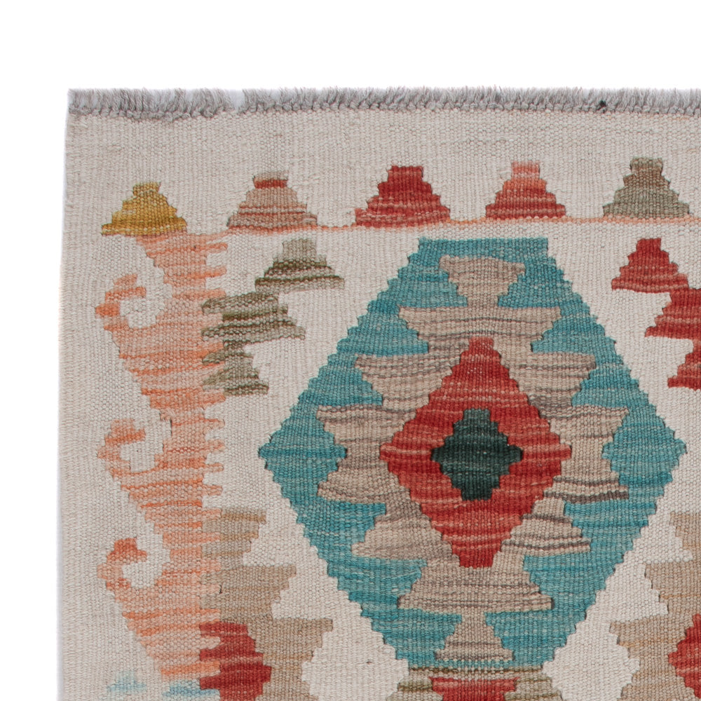 Tapis Kelim - Splash - 128 x 82 cm - multicolore