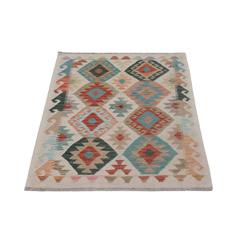 Tapis Kelim - Splash - 128 x 82 cm - multicolore