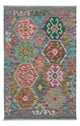 Kilim Maimana Tapis 81x124cm - Tapis en laine - multicolore