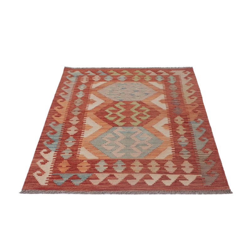 Tapis Kelim - Splash - 126 x 88 cm - multicolore