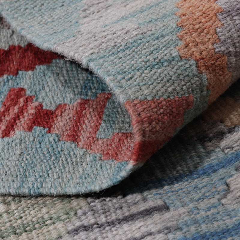 Tapis Kelim - Splash - 126 x 79 cm - multicolore