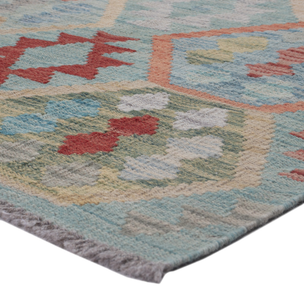 Tapis Kelim - Splash - 130 x 79 cm - multicolore