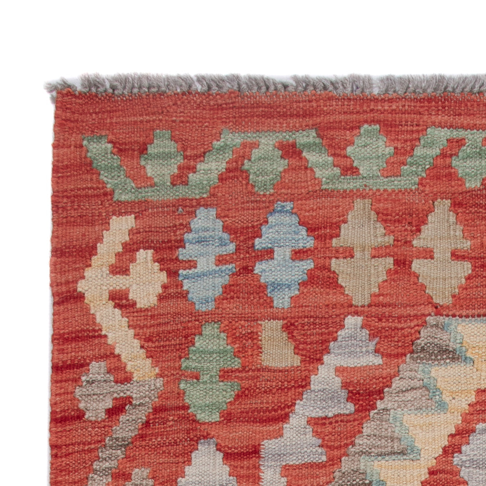 Kelim Teppich - Splash - 152 x 78 cm - mehrfarbig