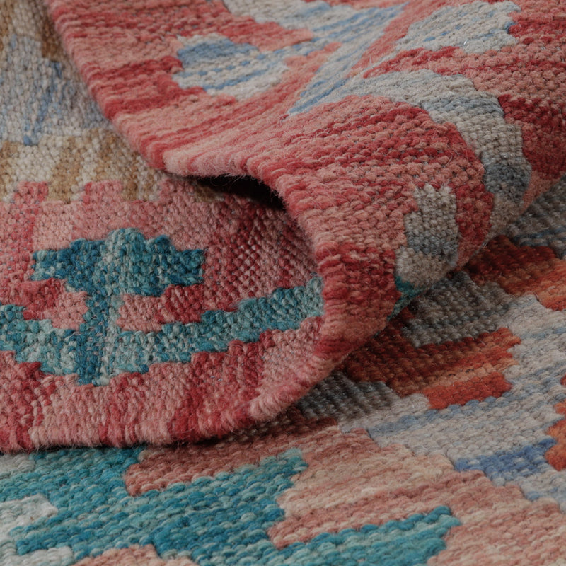 Kilim Maimana Tapis 76x125cm - Tapis en laine - multicolore