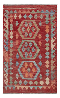 Tapis Kelim - Splash - 126 x 80 cm - multicolore