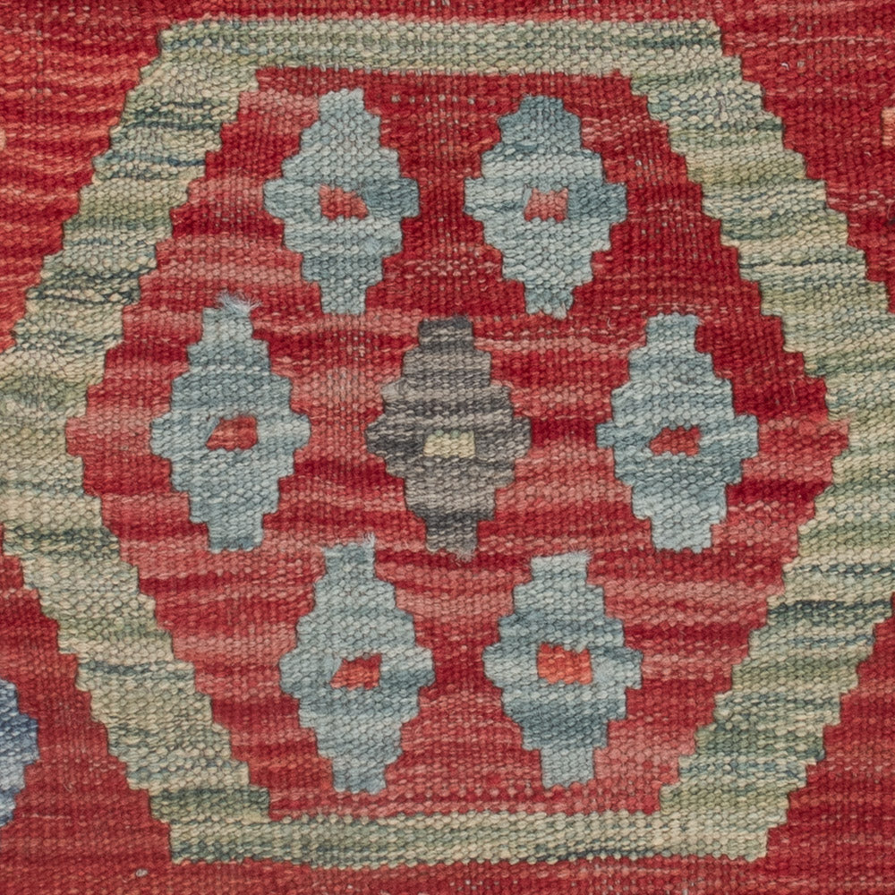 Tapis Kelim - Splash - 126 x 80 cm - multicolore