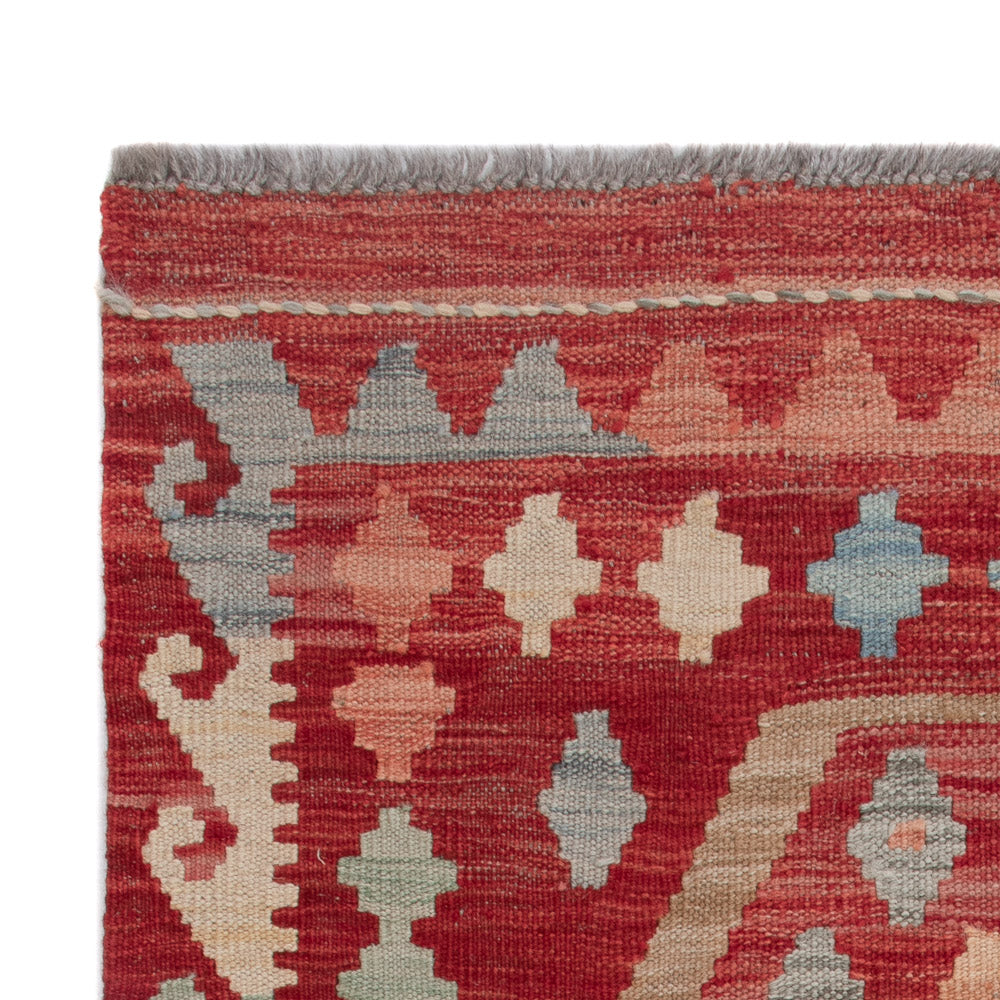 Tapis Kelim - Splash - 126 x 80 cm - multicolore