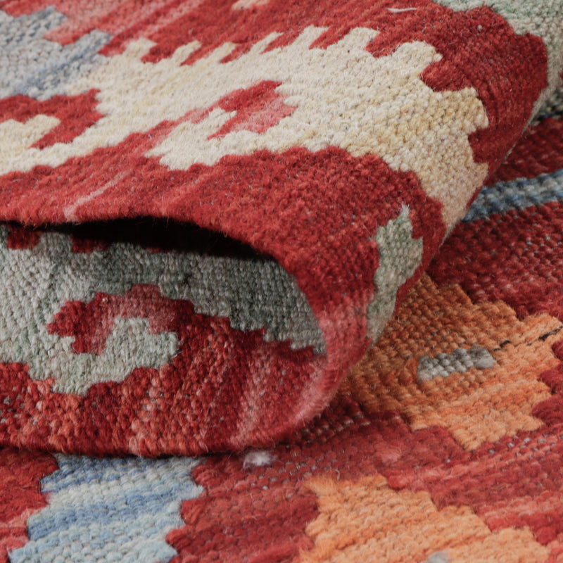 Tapis Kelim - Splash - 126 x 80 cm - multicolore