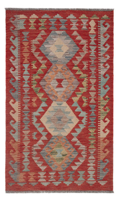 Tapis Kelim - Splash - 128 x 74 cm - multicolore