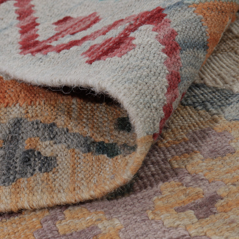 Kelim Teppich - Splash - 117 x 80 cm - mehrfarbig