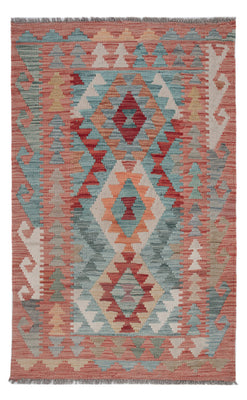 Tapis Kelim - Splash - 127 x 77 cm - multicolore