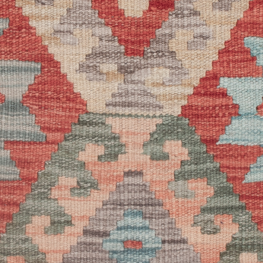 Tapis Kelim - Splash - 121 x 79 cm - multicolore