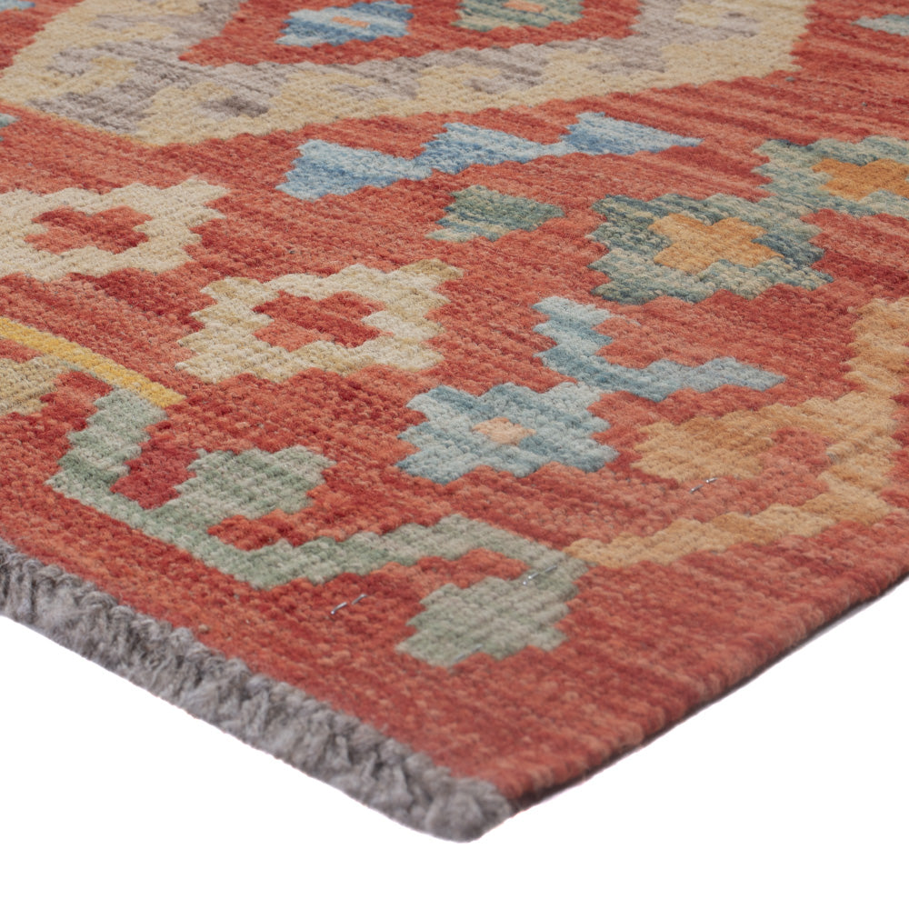 Tapis Kelim - Splash - 121 x 79 cm - multicolore