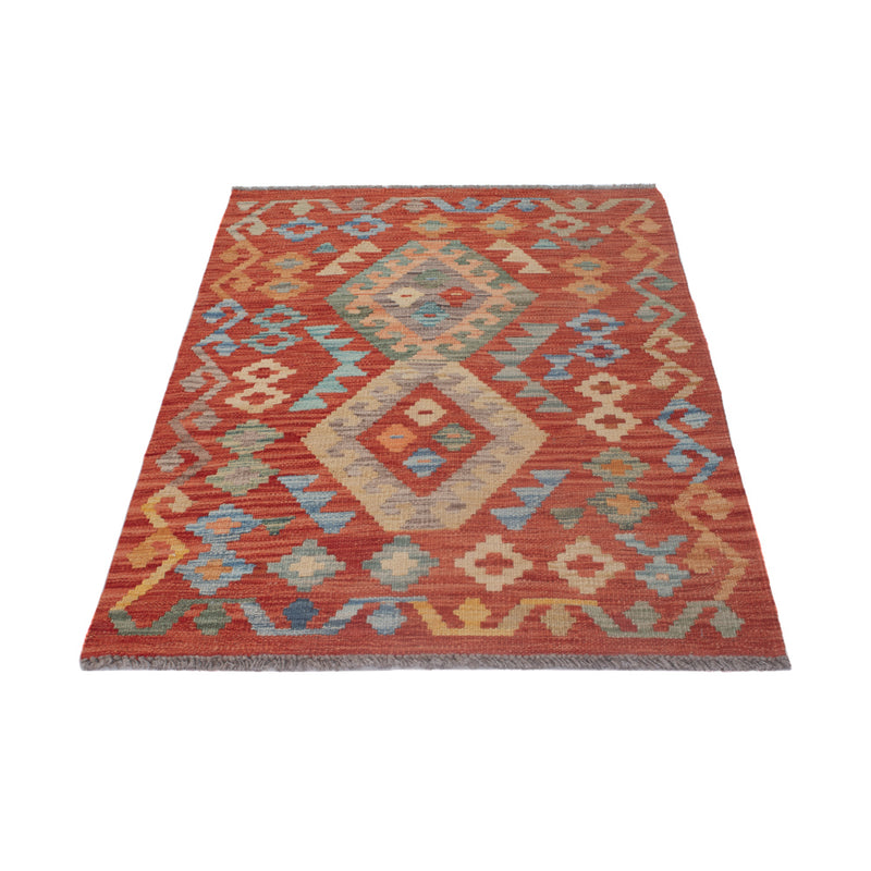 Tapis Kelim - Splash - 121 x 79 cm - multicolore