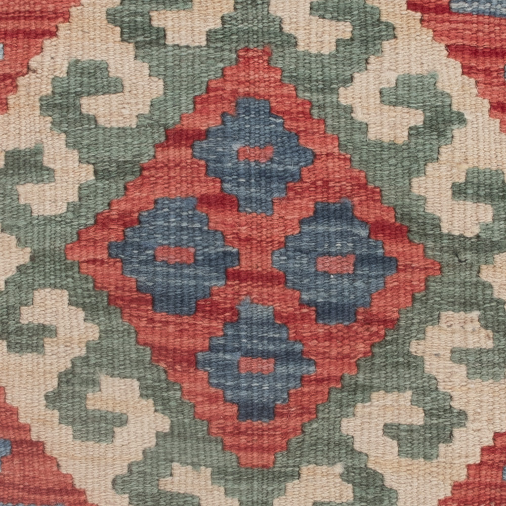 Tapis Kelim - Splash - 131 x 80 cm - multicolore