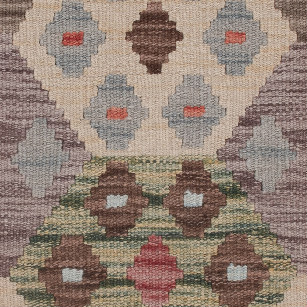 Tapis Kelim - Splash - 125 x 80 cm - multicolore