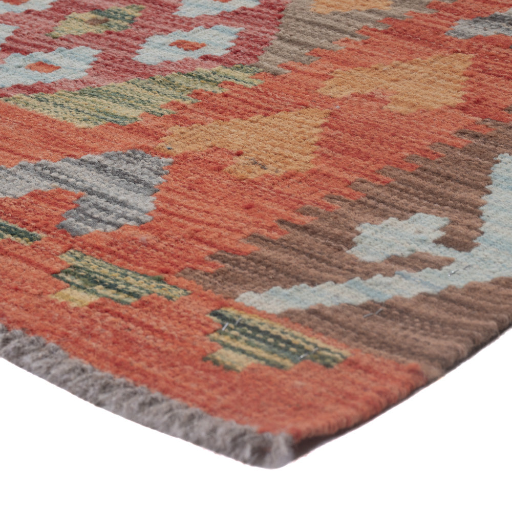 Tapis Kelim - Splash - 125 x 80 cm - multicolore